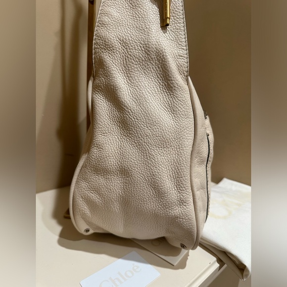 Chloe Paddington *NWT* Ivory Leather Hobo Shoulderbag - Picture 7 of 15